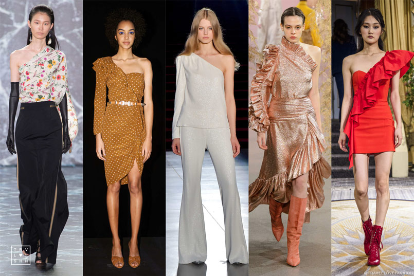 The 50 Top Trends from NYFW for Fall/Winter - One Shoulder
