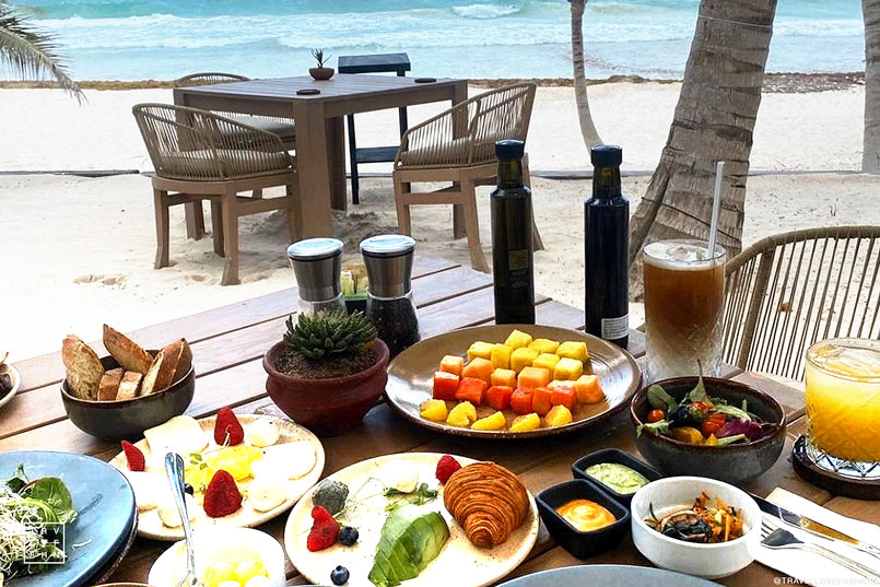 Best Hotel Tulum Casa Malca Review Breakfast Beach