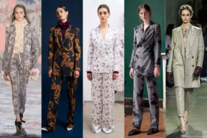 The 50 Top Trends from NYFW for Fall/Winter- Floral Suiting