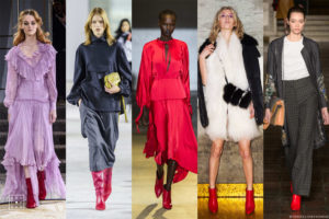 The 50 Top Trends from NYFW for Fall/Winter- Red Boot