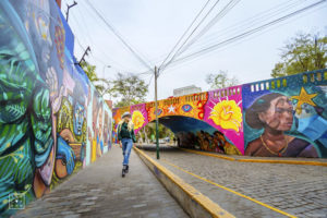 Street Art in Barranco, the coolest neighborhood in Lima, Peru.