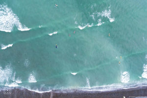 Surfing in Barranco, the best neighborhood in Lima, Peru.