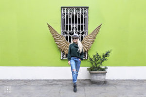 What to wear in Lima, Peru. Photo in the hippest neighborhood in Lima - Barranco