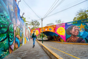 Street Art in Barranco, the coolest neighborhood in Lima, Peru.